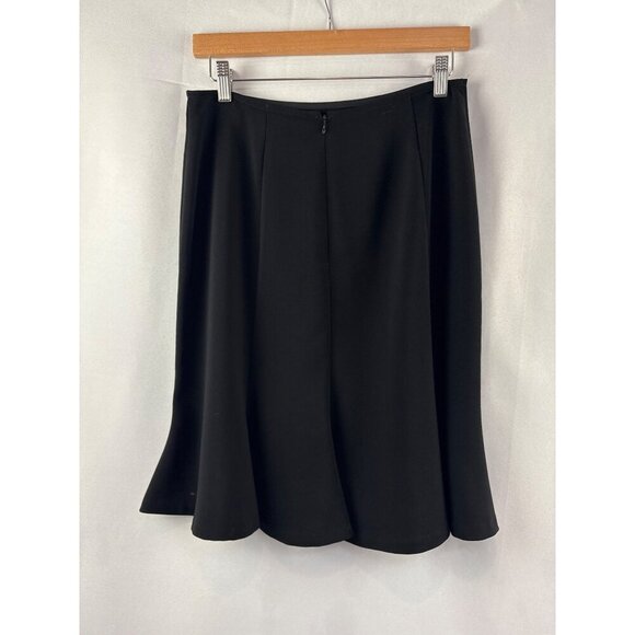 Drama Womens Black Polyester Flared Skirt Size 8 - Picture 4 of 5